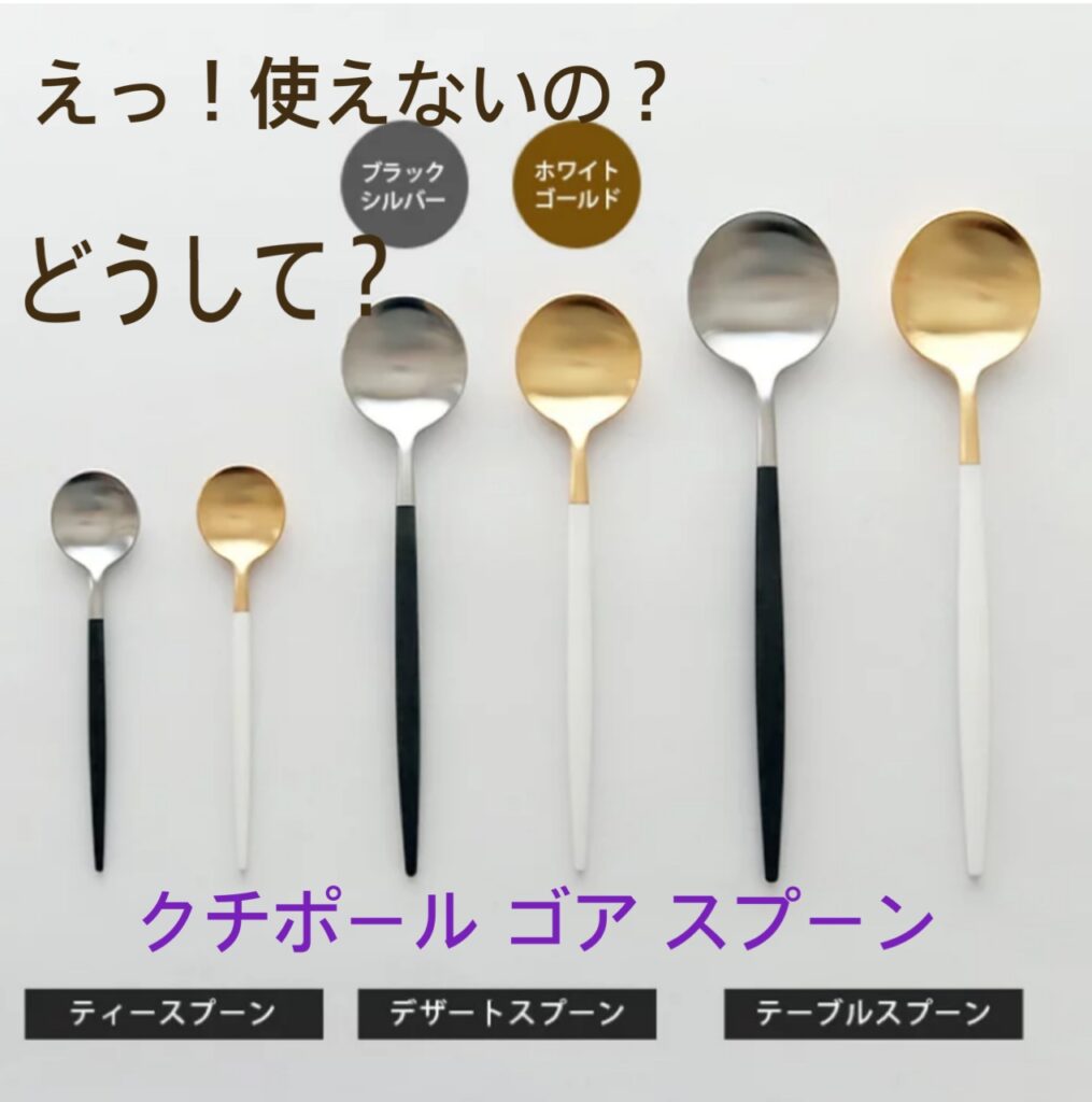 【使えない?】クチポールGOAスプーン。ディナー・デザート口コミまとめ